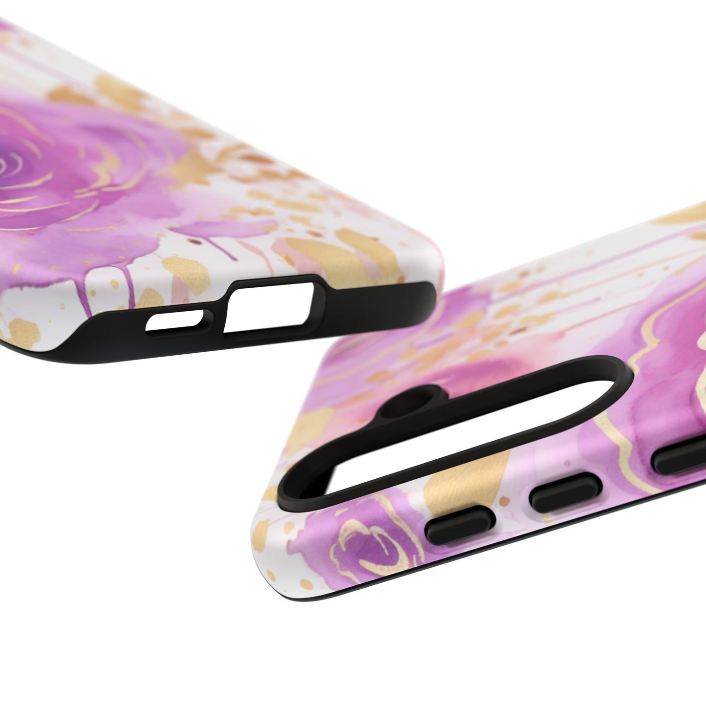 Radiant Purple & Gold Floral - Samsung Galaxy Series Case