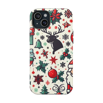 Cartoon Christmas Cheer – MagSafe iPhone Case