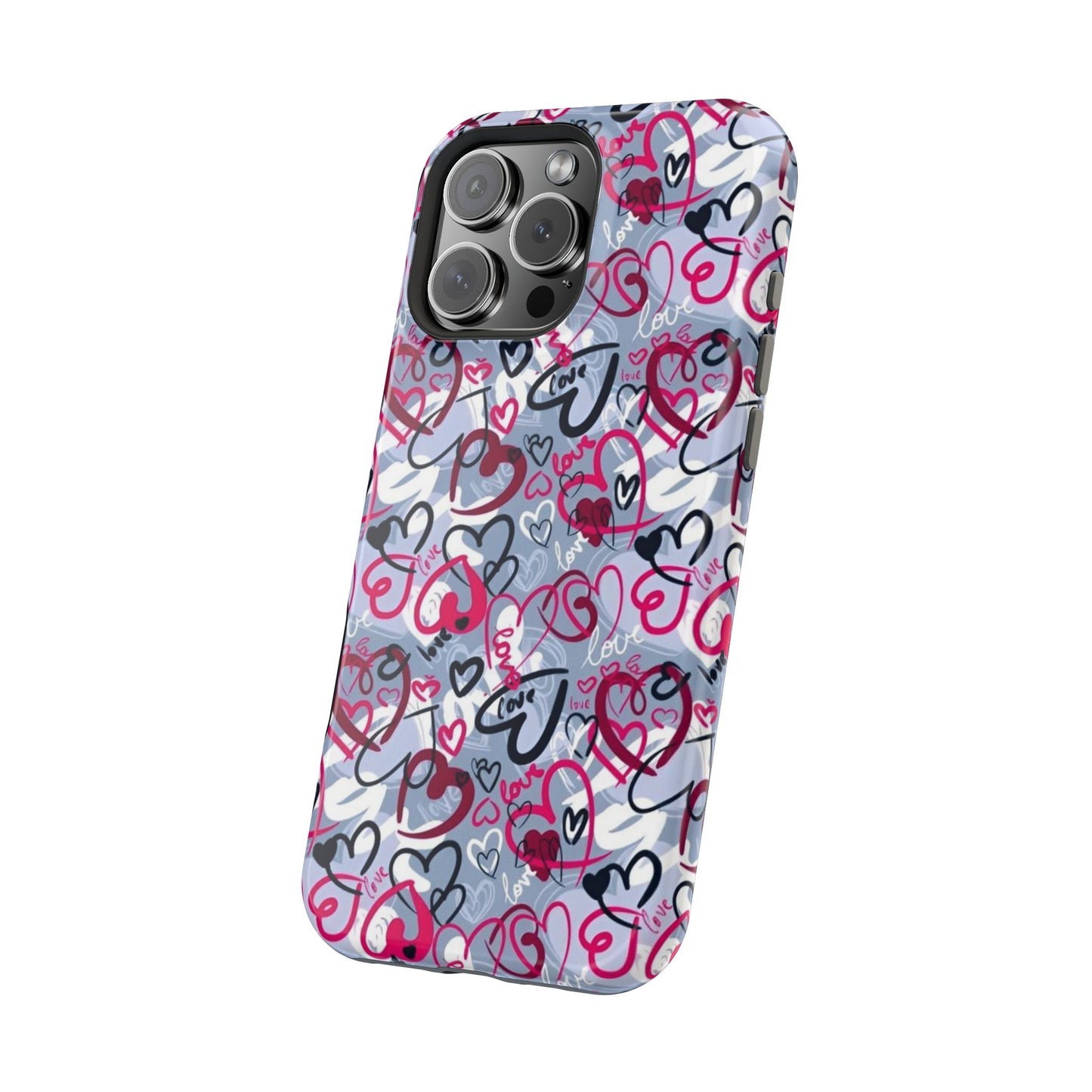 Graffiti Love Hearts MagSafe Case