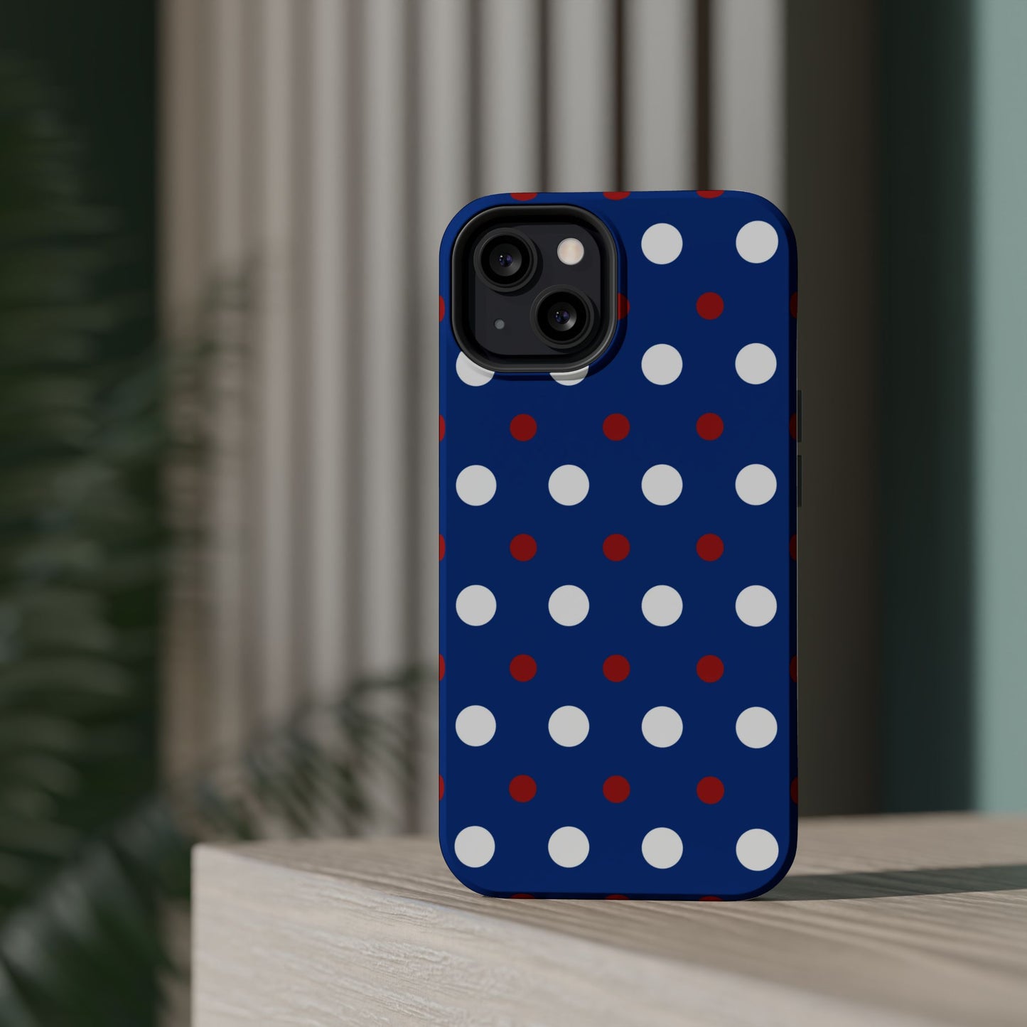 Patriotic Polka Dots – MagSafe iPhone Case