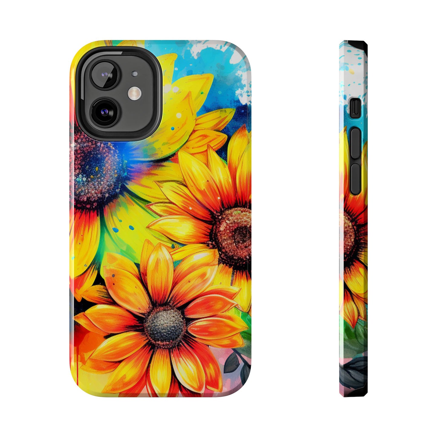 Vibrant Sunflower Splash - iPhone Series Case