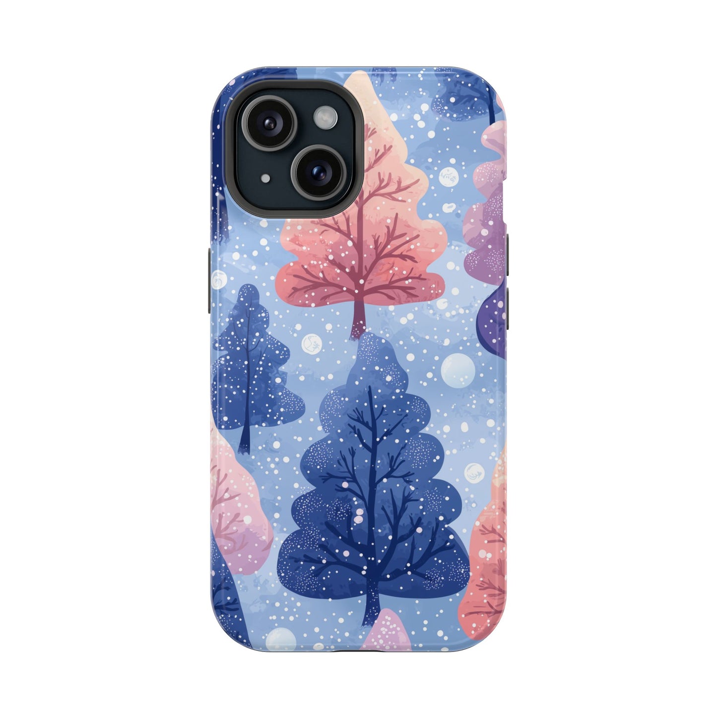 Pink & Purple Winter Wonderland - MagSafe iPhone Series Case