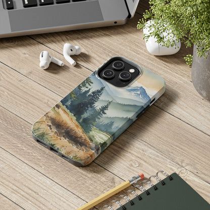 Tranquil Mountain Escape - iPhone Case