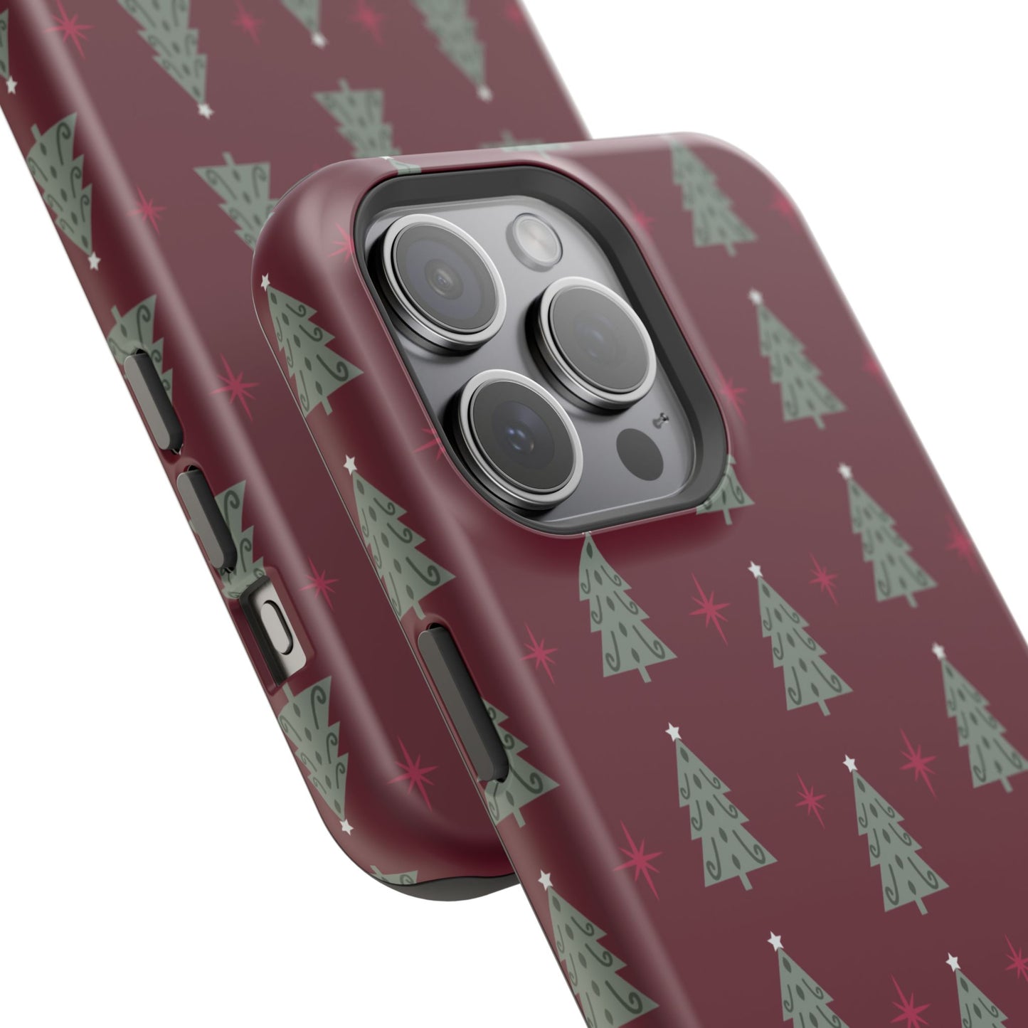 Retro Christmas Tree Pattern – MagSafe iPhone Series Case