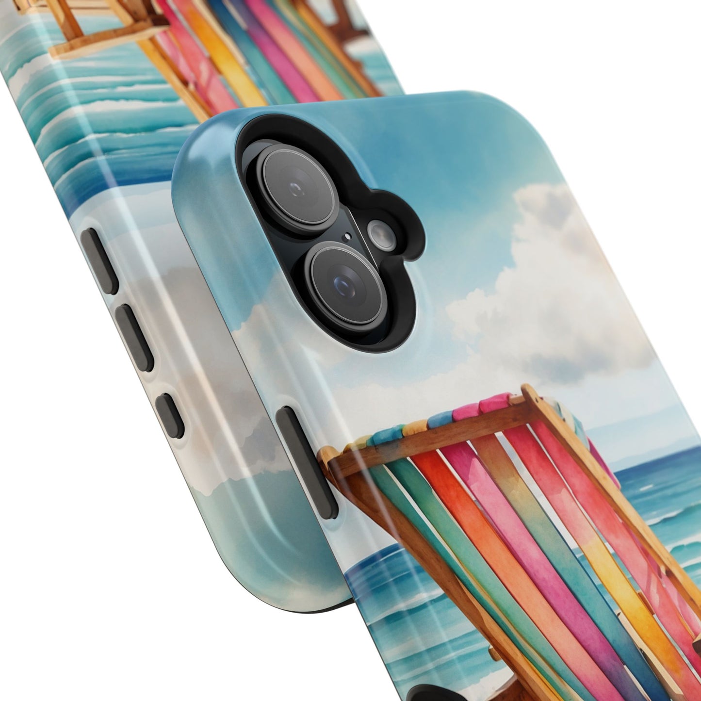 Vibrant Beach Escape MagSafe iPhone Case – Summer Vibes Design