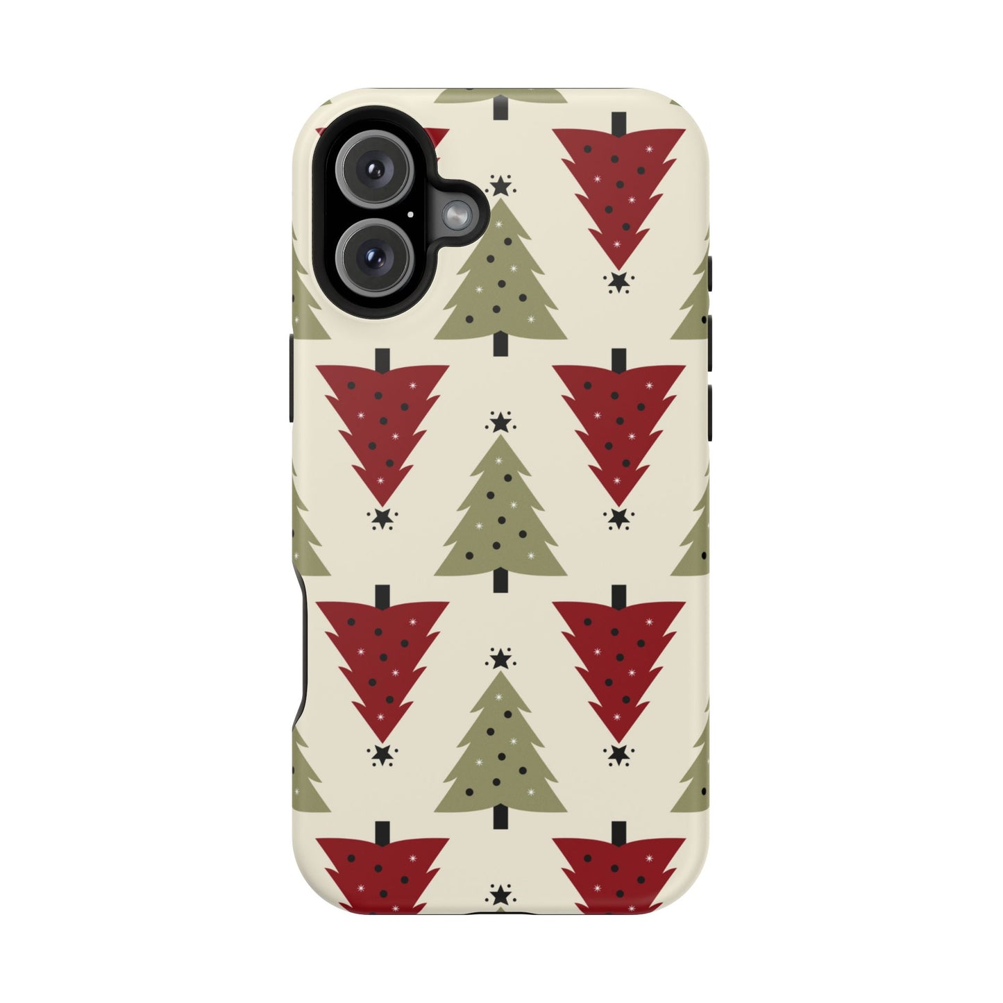 Retro Christmas Trees Pattern - MagSafe iPhone Series Case