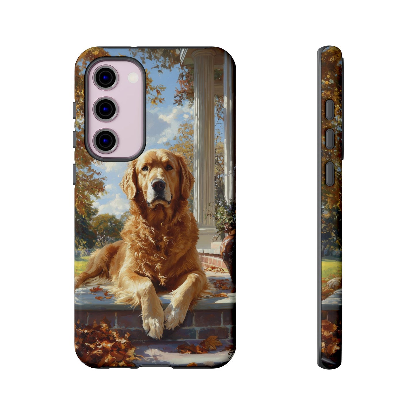 Golden Retriever Autumn Serenity - Samsung Galaxy Series Case