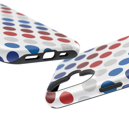 Patriotic Polka Dots - MagSafe iPhone Case