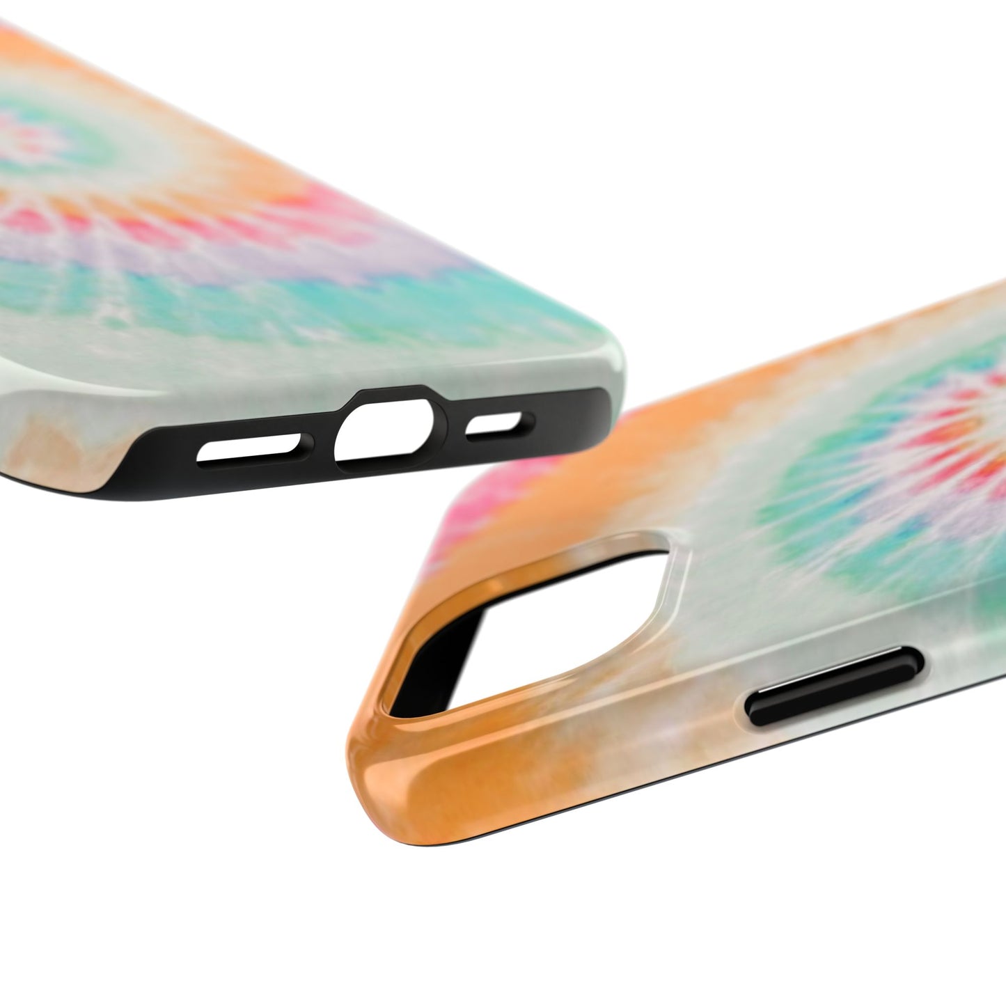 Pastel Swirl Tie-Dye iPhone Case – Soft & Minimalistic Style