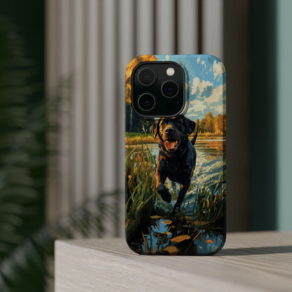 Golden Autumn Labrador - MagSafe iPhone Series Case