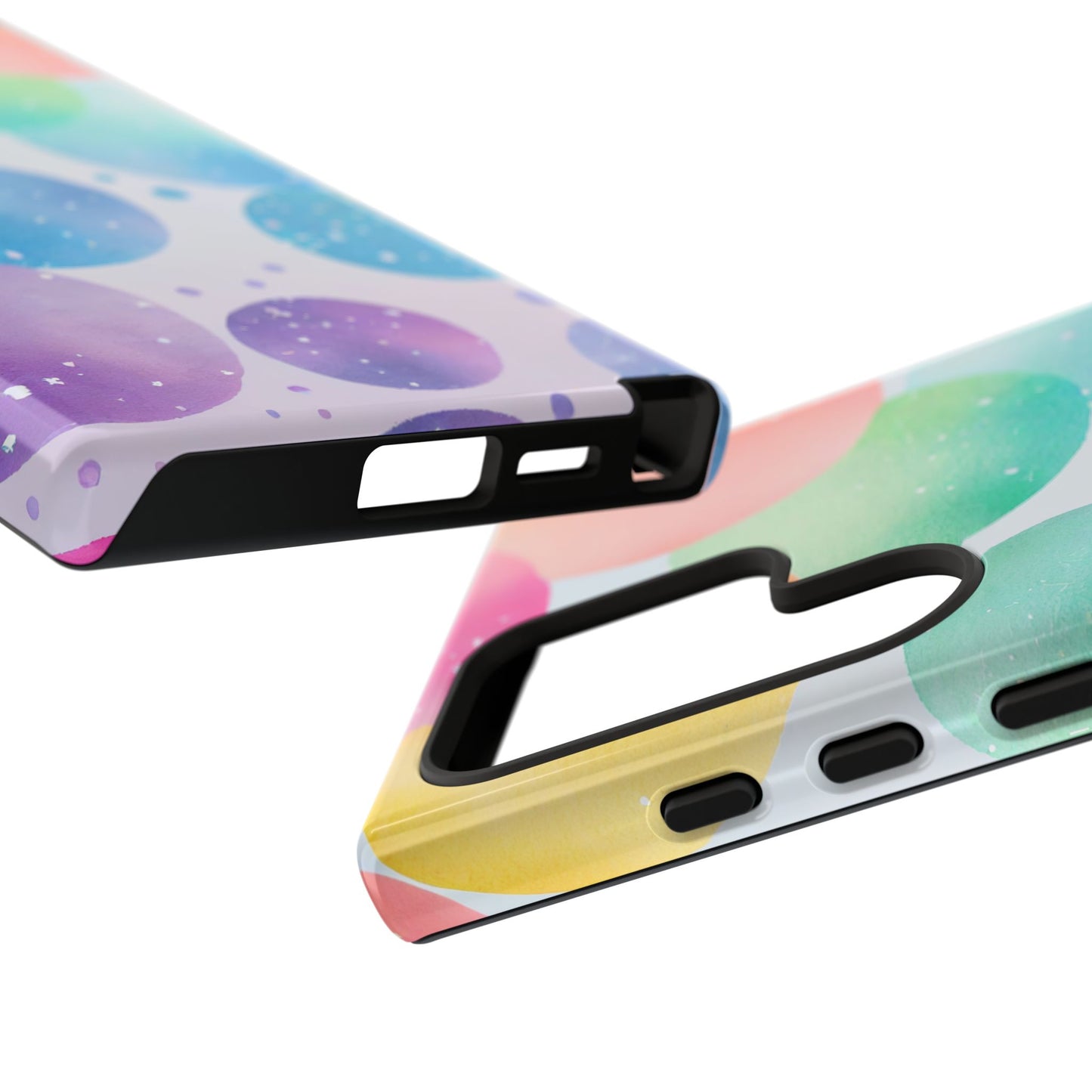 Pastel Galaxy Bubbles Samsung Galaxy Case – Slim Design, Glossy Finish