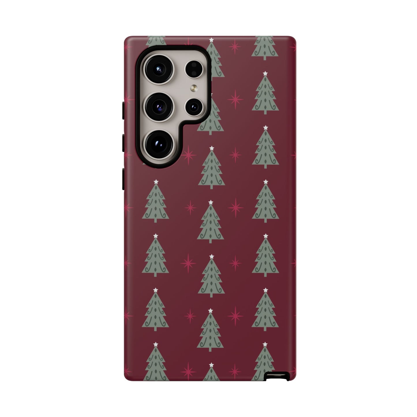 Retro Christmas Tree Pattern – Samsung Galaxy Series Case