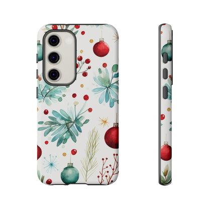 Festive Holiday Ornament Pattern – Samsung Galaxy Case