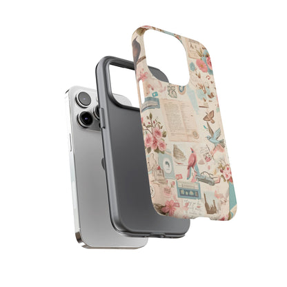 Vintage Collage iPhone Case - Retro Nostalgic Protective Cover