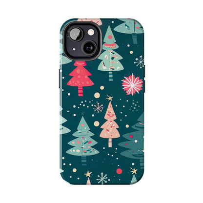 Whimsical Christmas Trees - iPhone Series Case