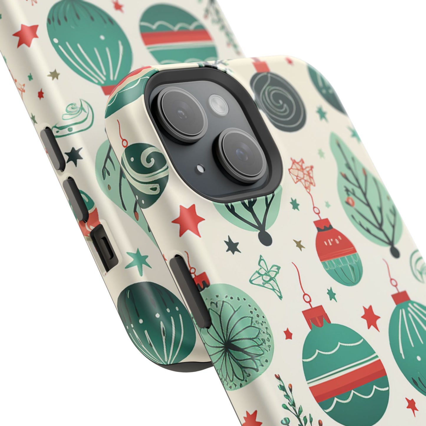 Vintage Christmas Ornaments Pattern – MagSafe iPhone Series Case