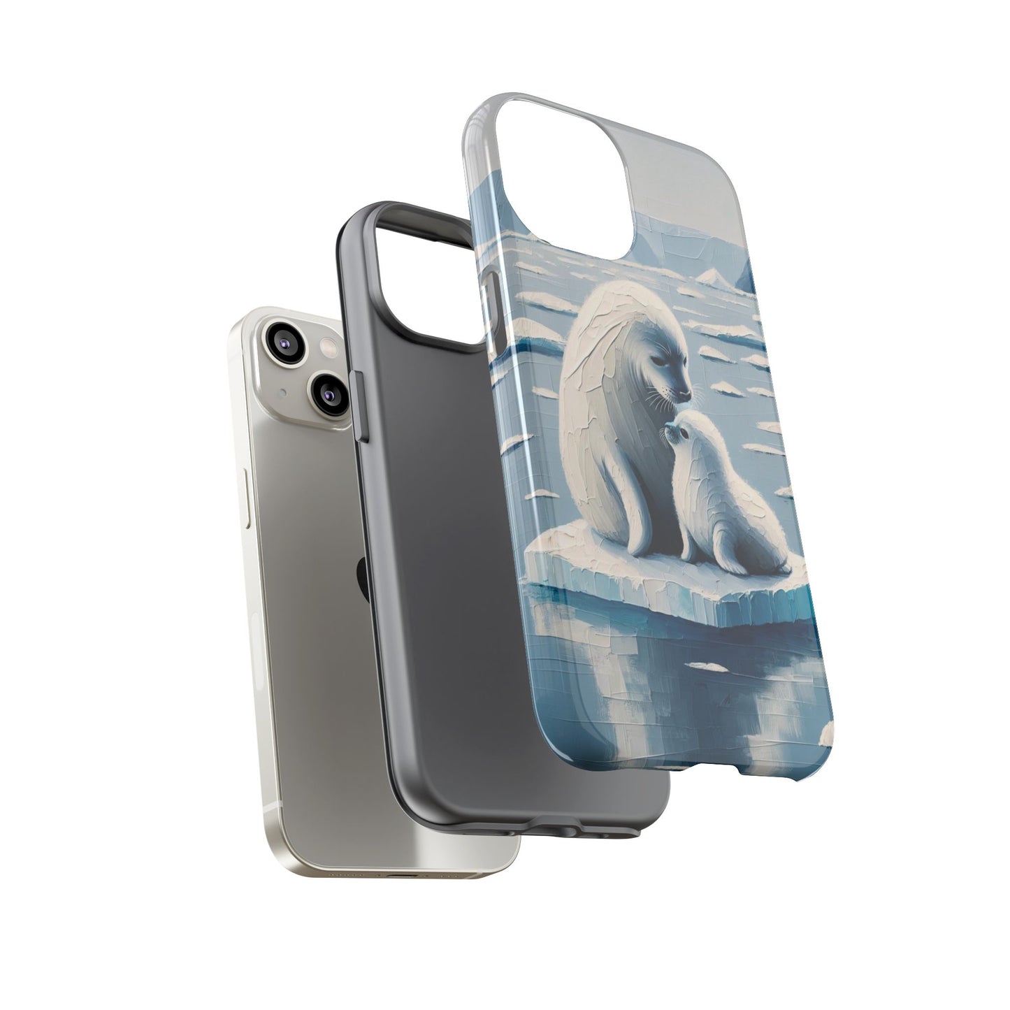 Arctic Serenity Seal iPhone Case