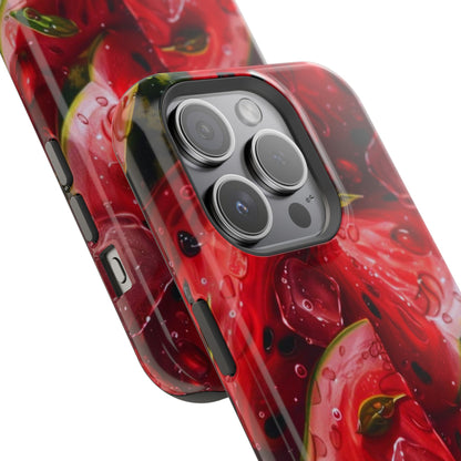 Juicy Watermelon MagSafe iPhone Case – Refreshing Summer Vibes, Dual-Layer Protection