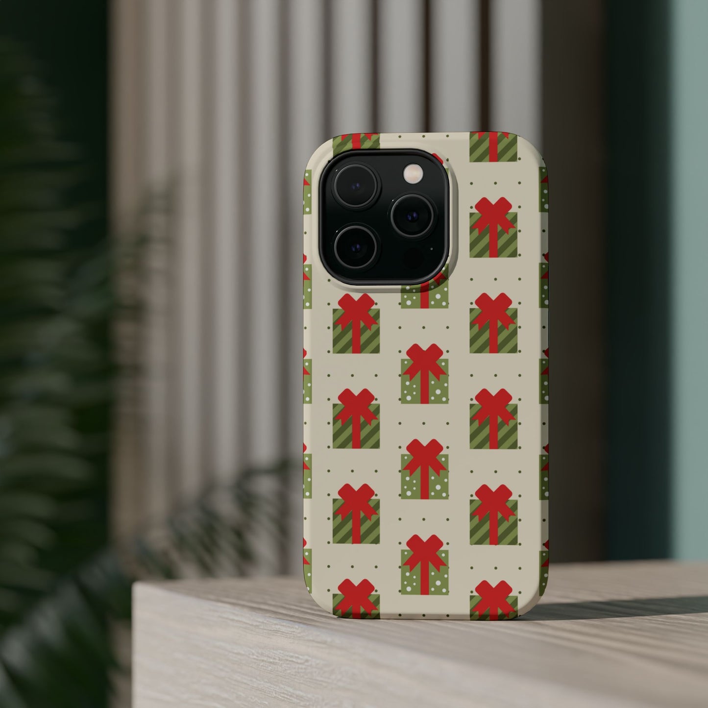 Festive Holiday Gift Pattern - MagSafe iPhone Series Case