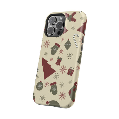 Vintage Holiday Cheer - MagSafe iPhone Series Case