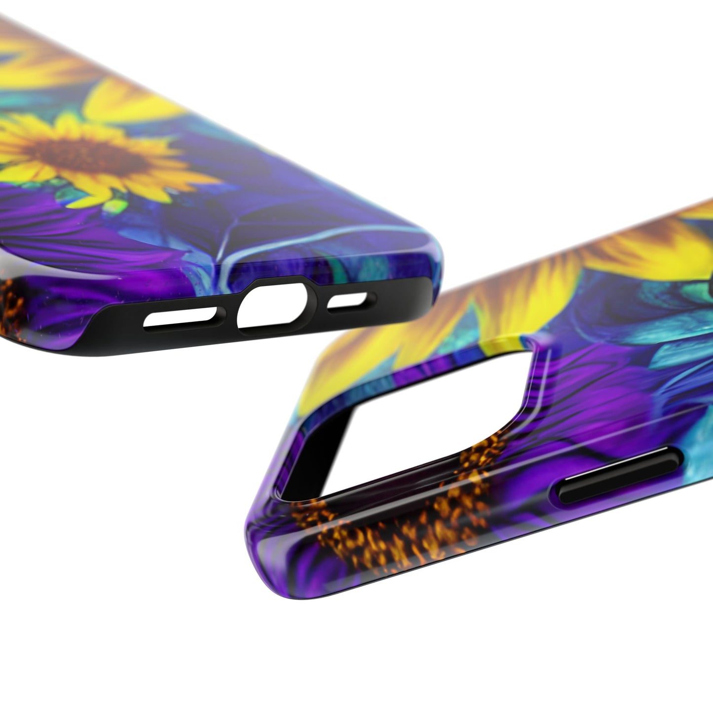 Purple & Gold Sunflower Dream - iPhone Series Case