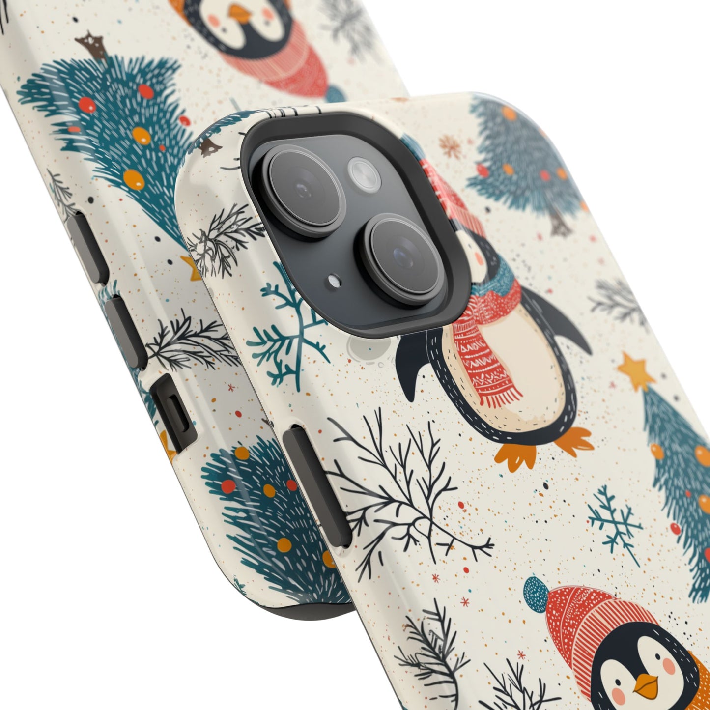 Snowy Christmas Cheer MagSafe iPhone Case