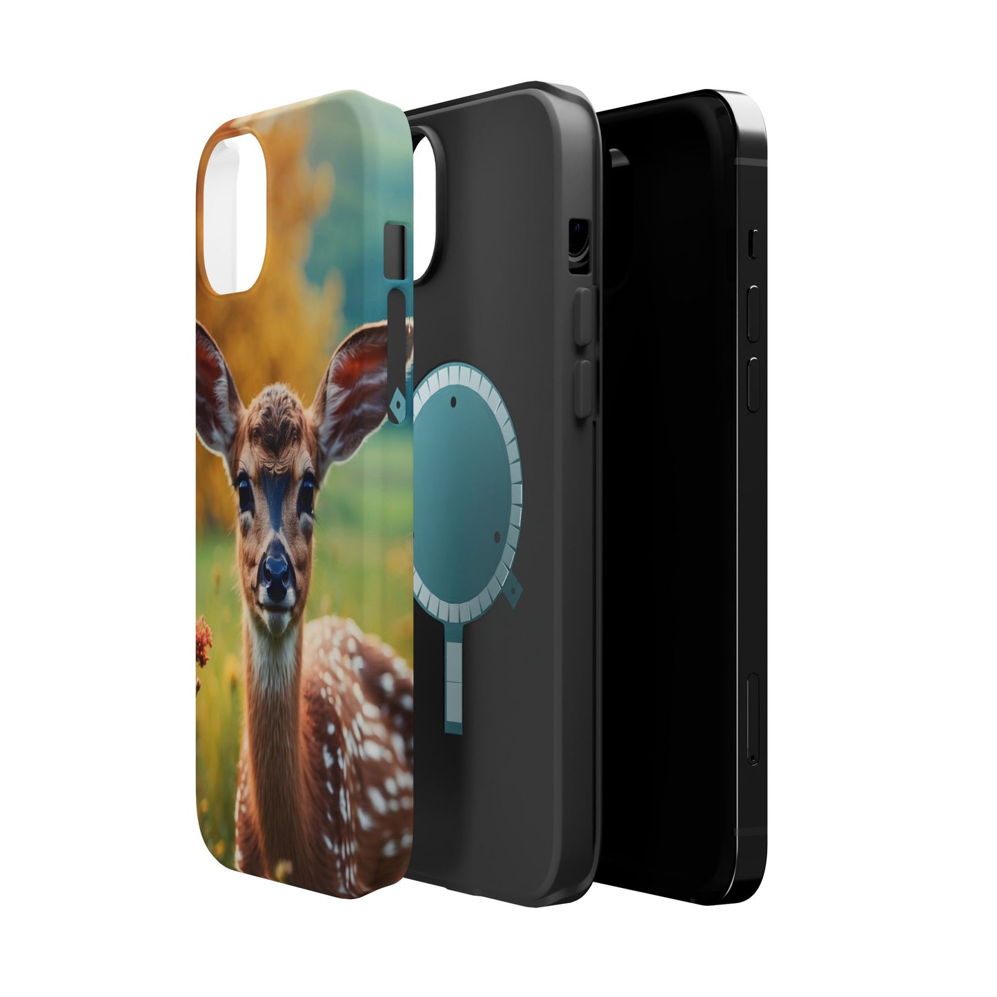 MagSafe-Compatible iPhone Case – Golden Meadow Fawn