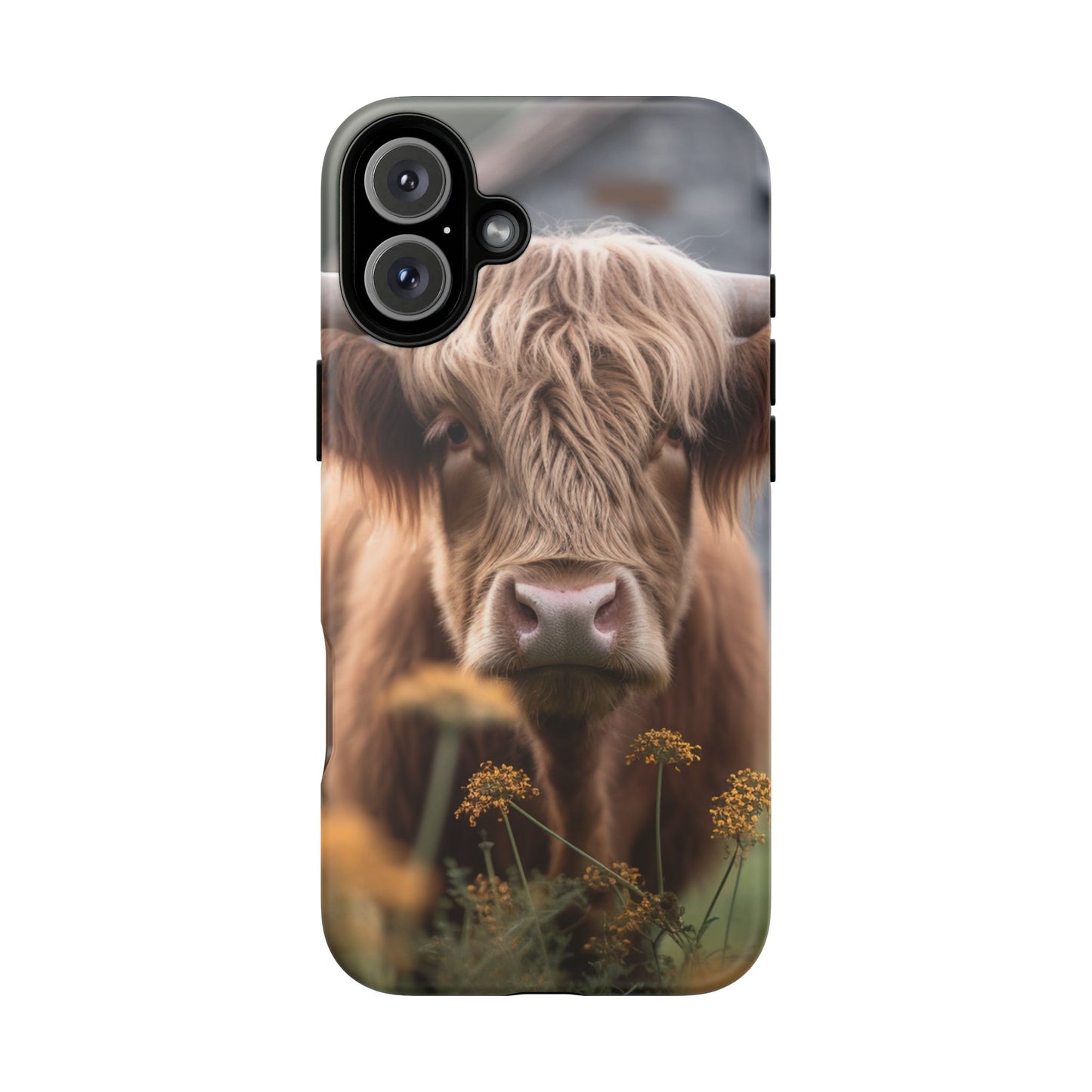 Highland Cow Phone Case | Custom Farmhouse | 10-foot Drop Protection