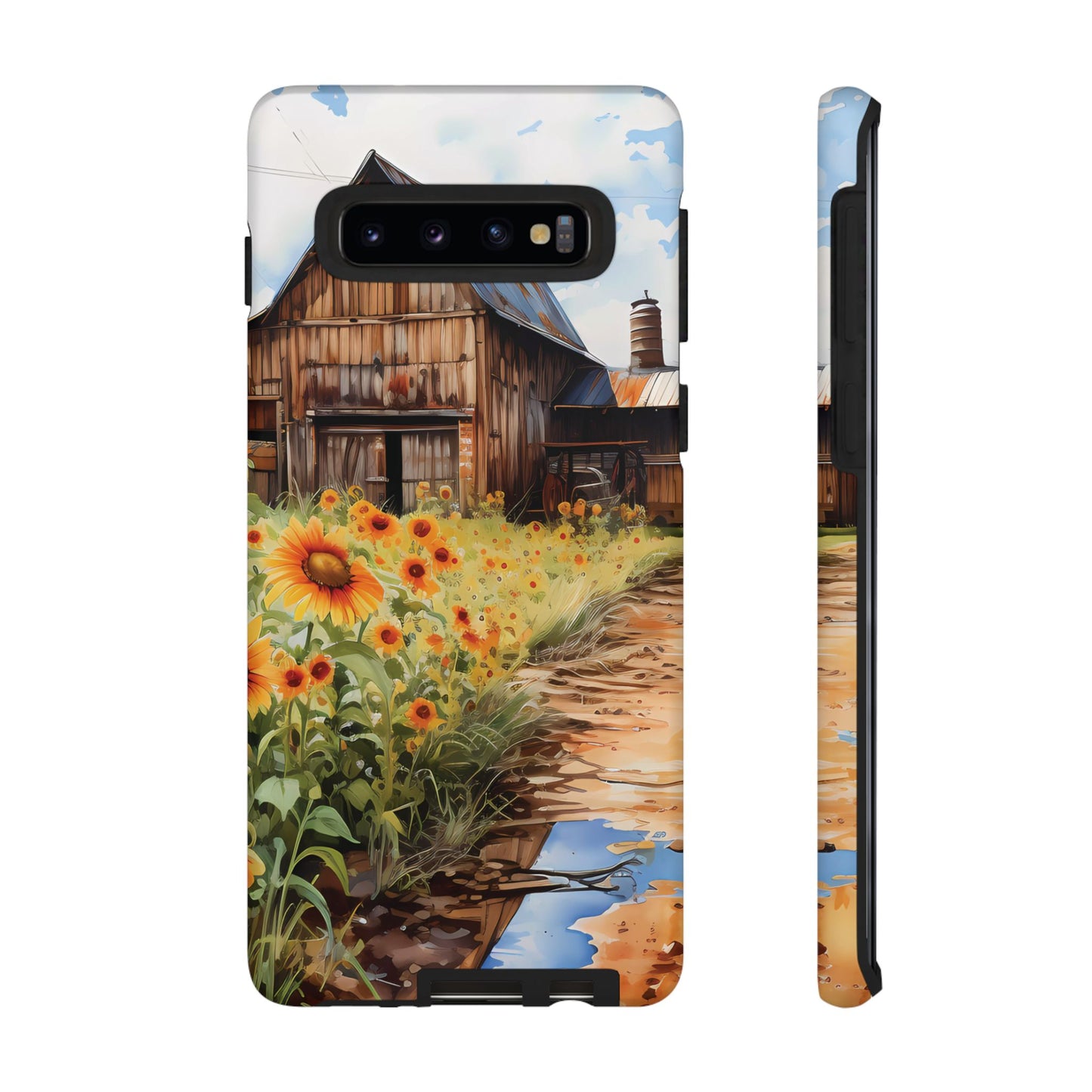 Sunflower iPhone Case  Rustic Farm Style