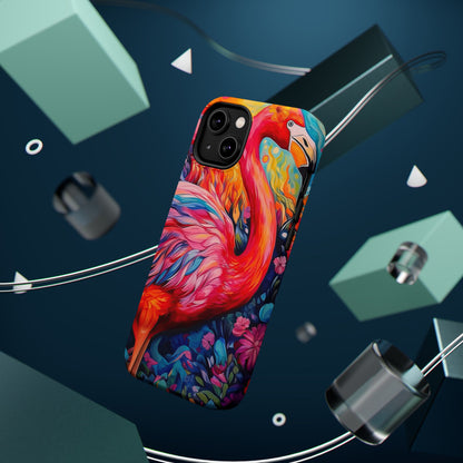 Flamingo Fiesta – Vibrant Flamingo MagSafe iPhone Cases