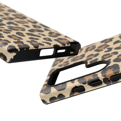 Wild Leopard Print Tough Samsung Galaxy Case – Bold Animal Pattern Design with Dual - Layer Protection - BOGO Cases