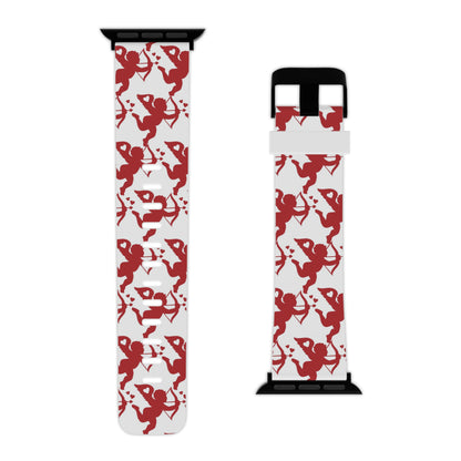  Red Cupid Love Pattern Apple Watch Band