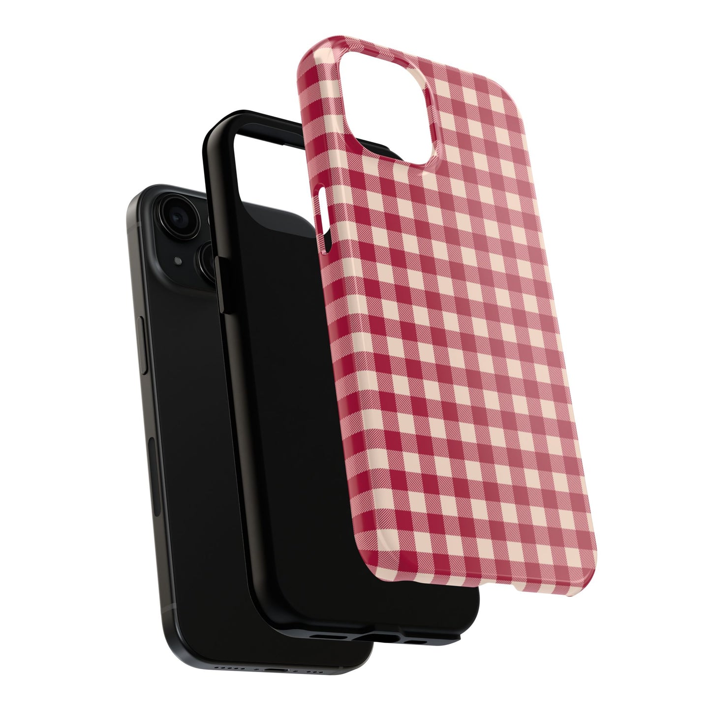 Vintage Red Gingham Check – iPhone Series Case