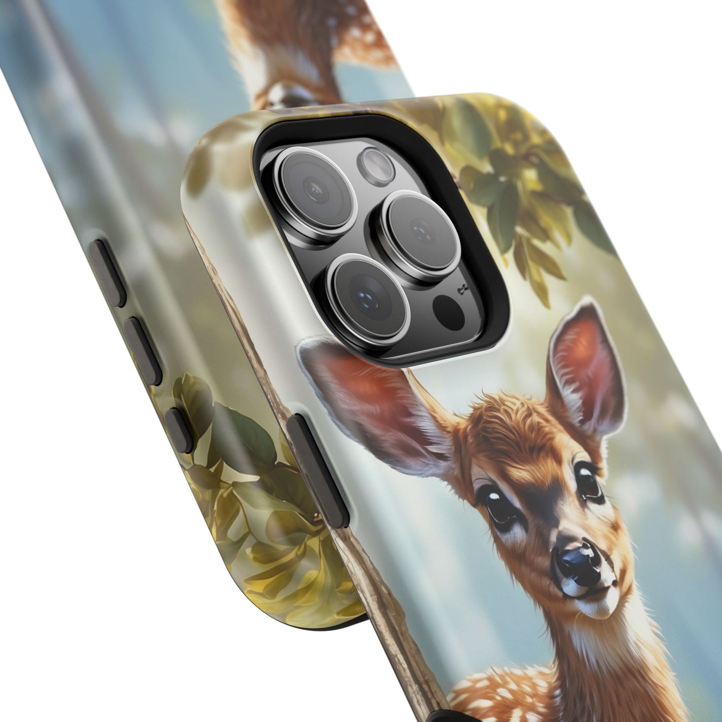 Whimsical Fawn in a Sunlit Forest MagSafe iPhone Case