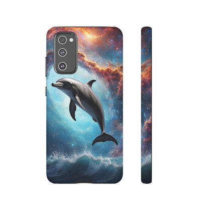 Cosmic Dolphin Space Vibes - Samsung Galaxy Case