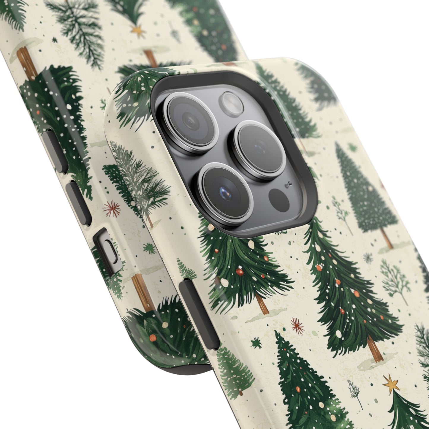 Festive Christmas Tree Forest Pattern – MagSafe iPhone Series Case