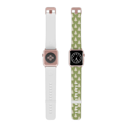 Minimalist Christmas Trees Apple Watch Band