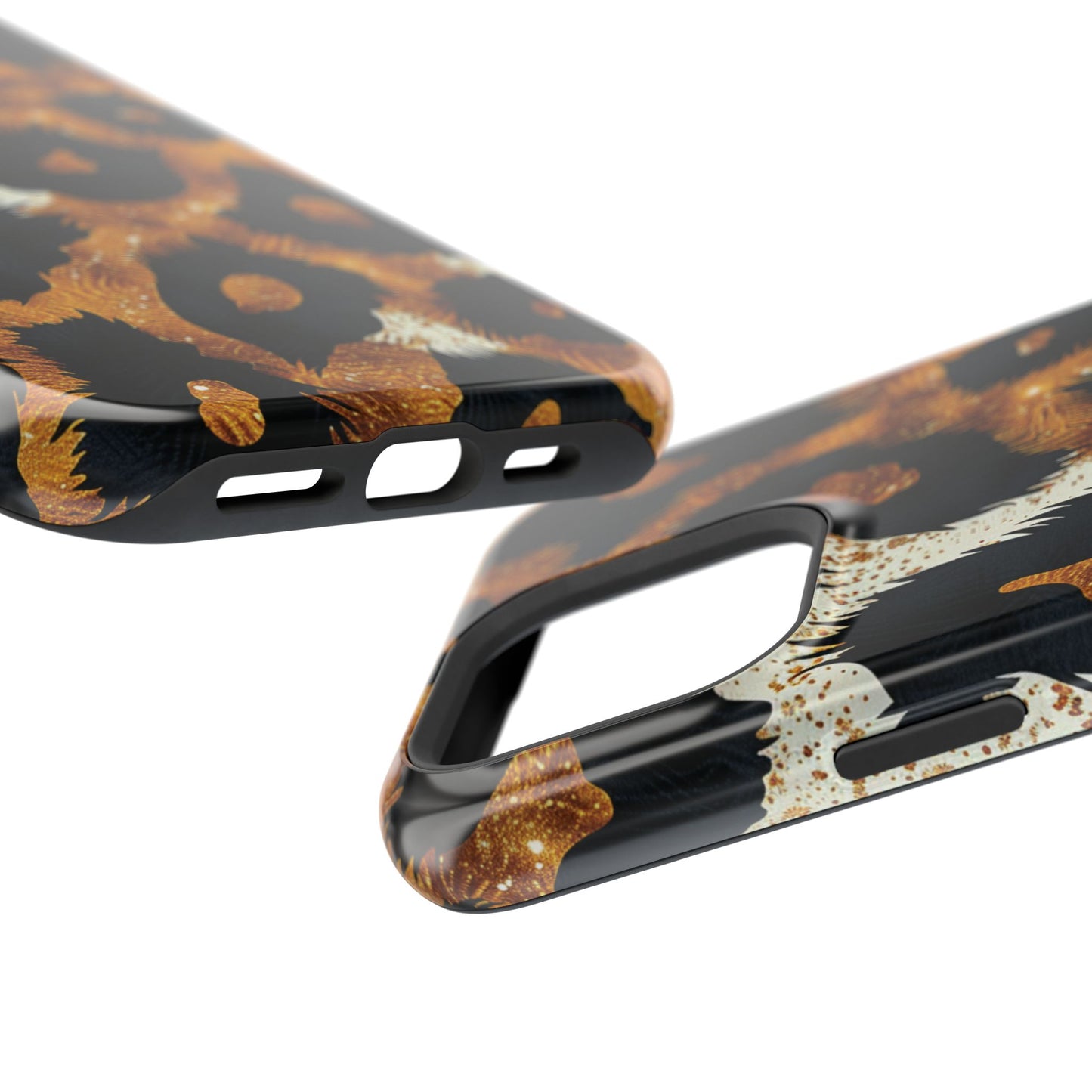 Safari Noir Gold Leopard iPhone Case