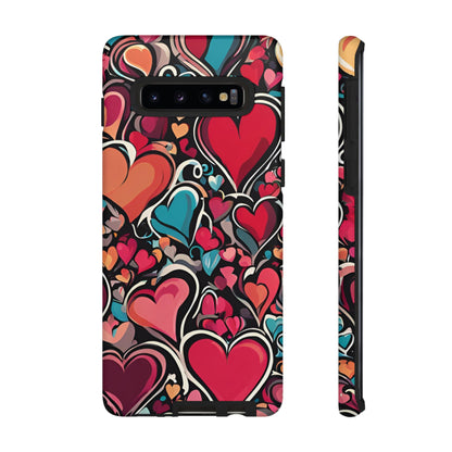 Vibrant Multicolor Heart Art – Samsung Galaxy Case