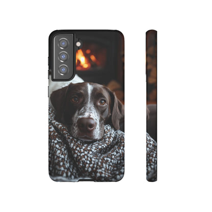 Relaxed German Shorthaired Pointer Samsung Galaxy Case – Rustic Charm Protective Cover