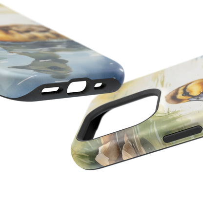 Graceful Duck Reflection – MagSafe iPhone Case