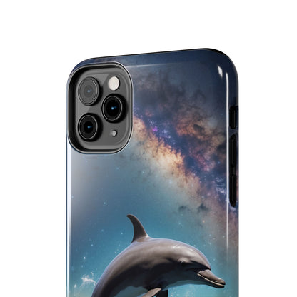 Dolphin Galaxy Splash - iPhone Case