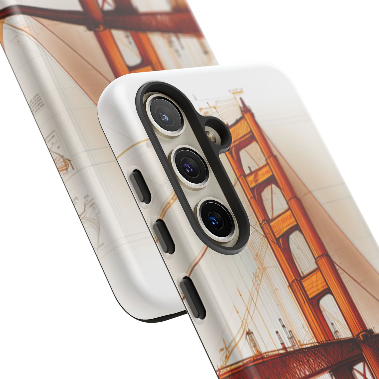 Golden Gate Bridge Samsung Galaxy Case - Architectural Sketch Design