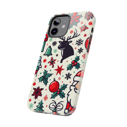 Cartoon Christmas Cheer – iPhone Case