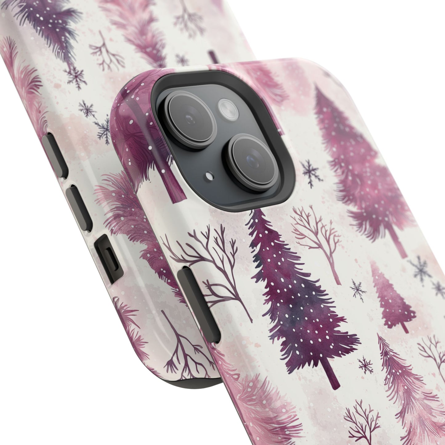 Winter Wonderland Purple Christmas Trees –  MagSafe iPhone Series Case