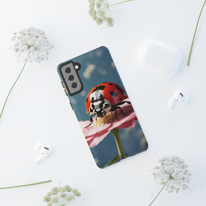 Samsung Galaxy Case: Floral Ladybug Delight