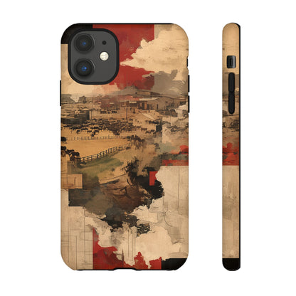 Vintage Abstract iPhone Case - Rustic Art Protective Cover