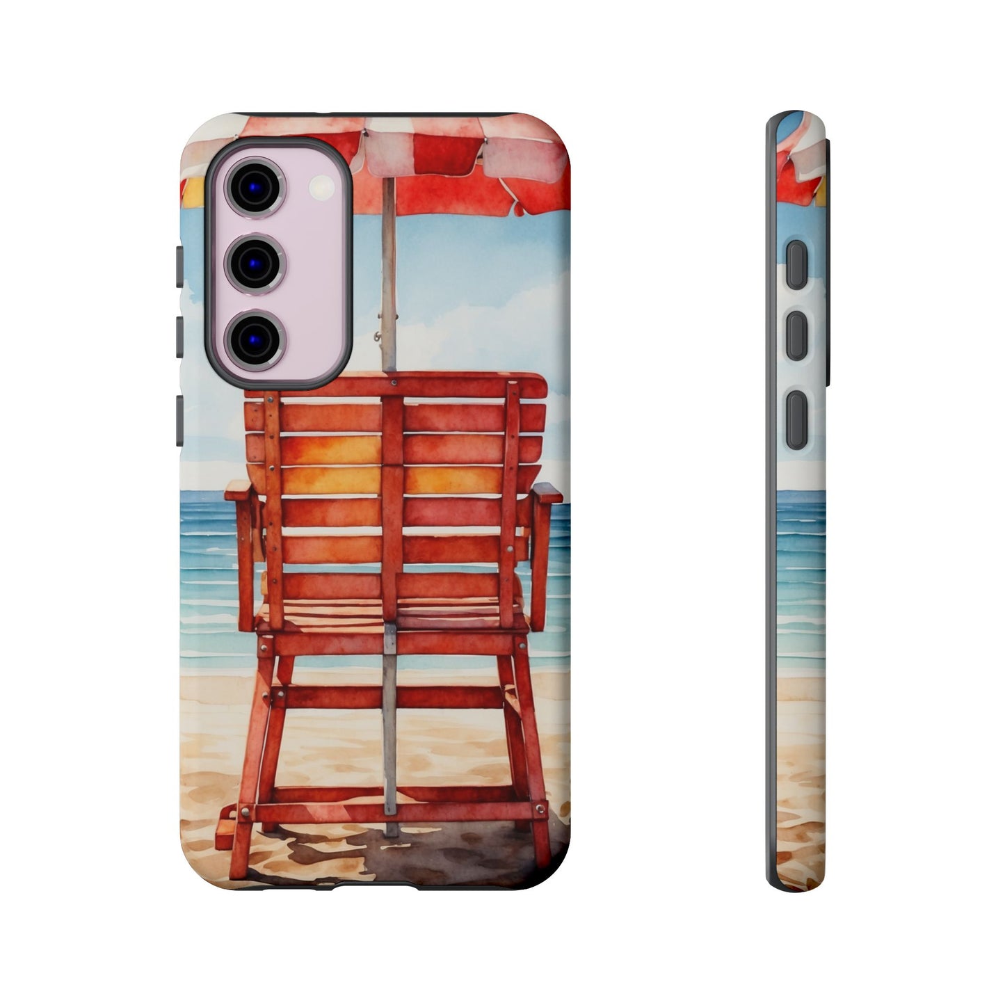 Beachfront Sunset Lounge Samsung Galaxy Case – Rearview Edition