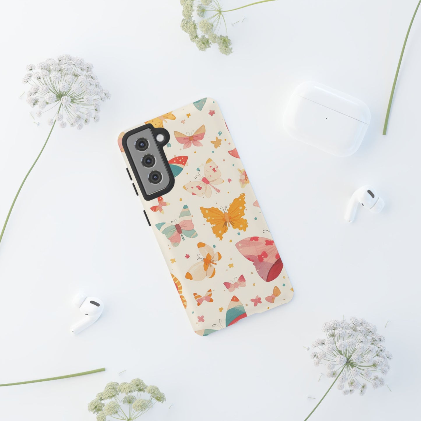 Coquette Watercolor Butterfly iPhone Case