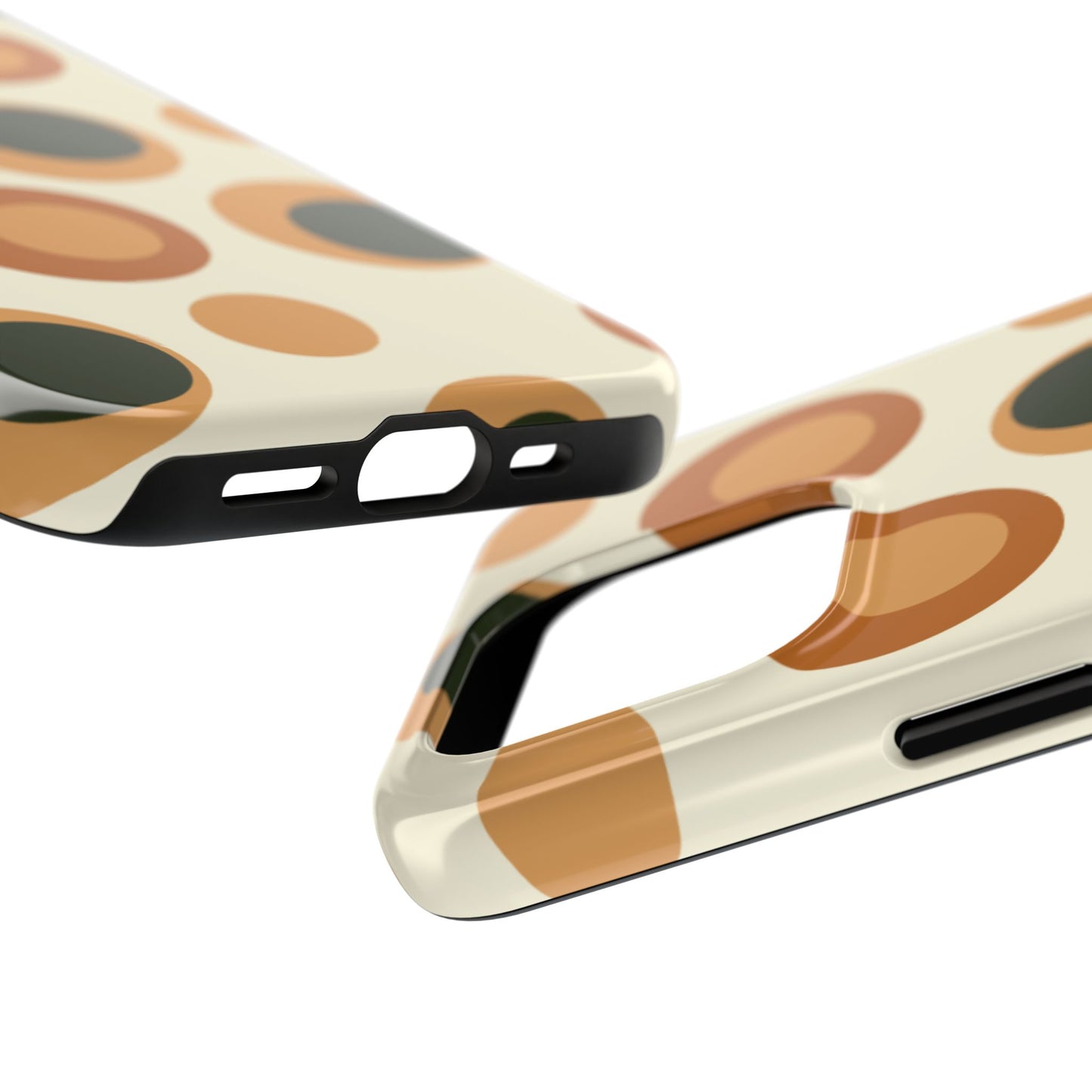 Retro Earthy Circles - iPhone Case